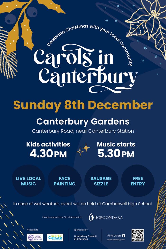 Carols in Canterbury Gardens 2025