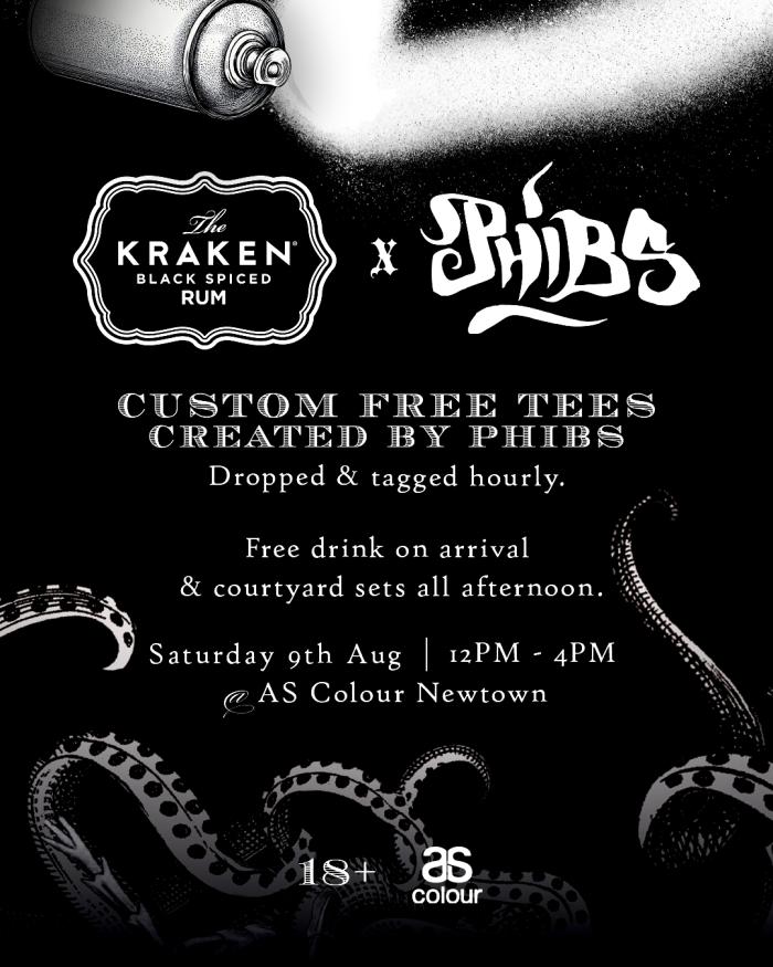PHIBS X The Kraken Black Spiced Rum PHIBS X The Kraken Black Spiced Rum