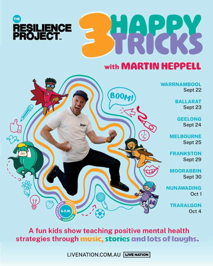 Martin Heppell: The Resilience Project: 3 Happy Tricks Martin Heppell: The Resilience Project: 3 Happy Tricks