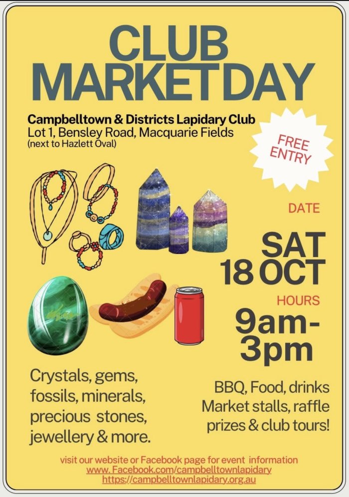Campbelltown & Districts Lapidary Market Day