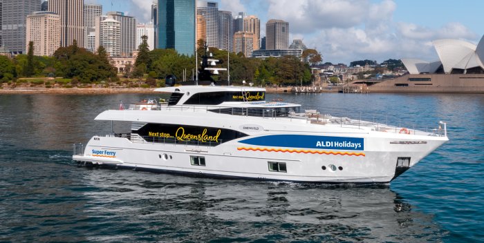 ALDI Holidays Super Ferry: $5 Manly Wharf to Circular Quay Wharf