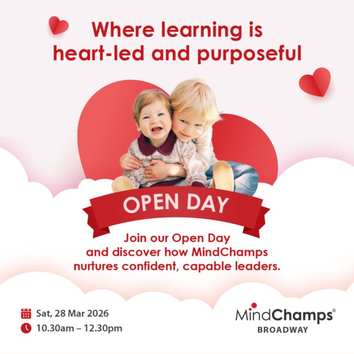 MindChamps Open Day in Broadway