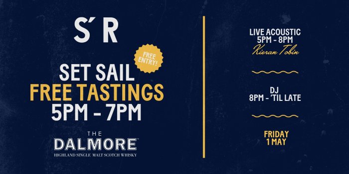 Set Sail Fridays FREE Tastings at Sailors' Rest