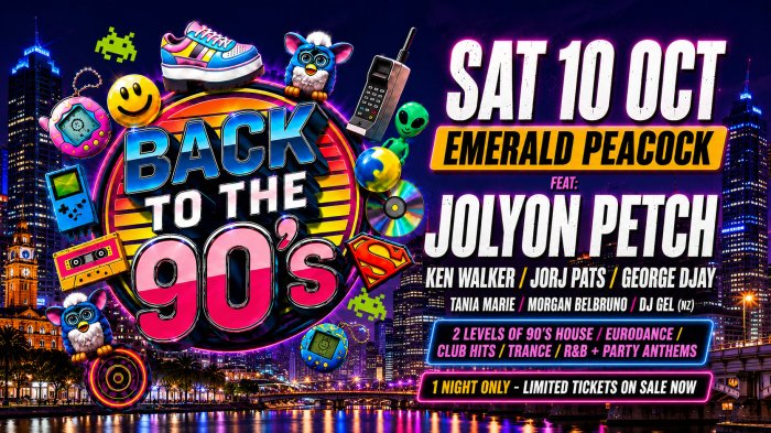 Back to the 90's - The Music. The People. The Memories.